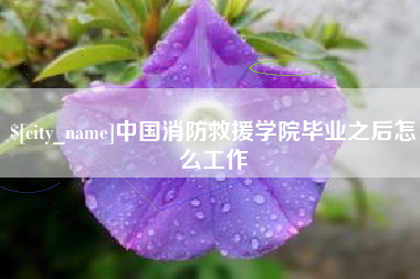 淇县中国消防救援学院毕业之后怎么工作