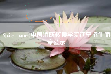 淇县中国消防救援学院辽宁招生简章公示