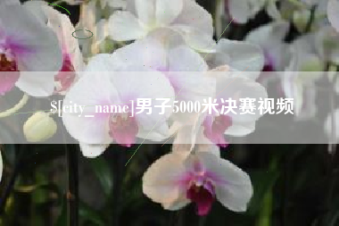 淇县男子5000米决赛视频