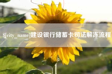 淇县建设银行储蓄卡司法解冻流程