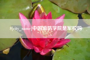 淇县中国消防学院是军校吗