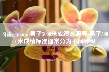 淇县男子5000米成绩对照表-男子5000米成绩标准通常分为不同等级