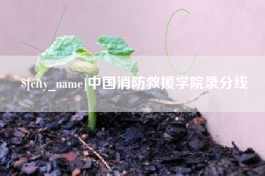 淇县中国消防救援学院录分线