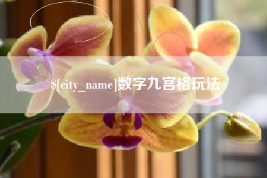 淇县数字九宫格玩法