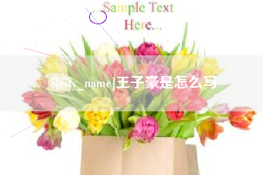 淇县王子豪是怎么写
