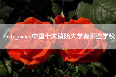 淇县中国十大消防大学有哪些学校