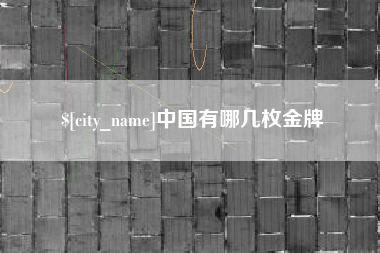 淇县中国有哪几枚金牌