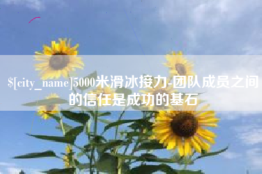 淇县5000米滑冰接力-团队成员之间的信任是成功的基石