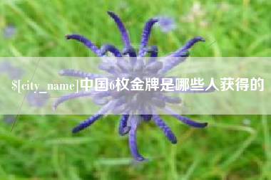 淇县中国6枚金牌是哪些人获得的
