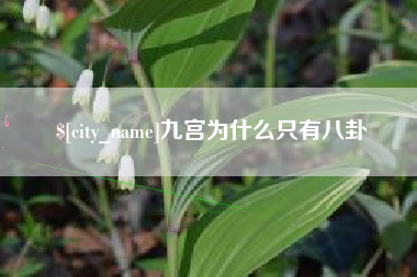 淇县九宫为什么只有八卦