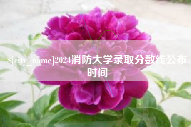 淇县2024消防大学录取分数线公布时间
