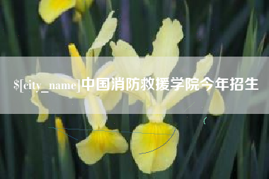 淇县中国消防救援学院今年招生
