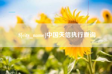 淇县中国失信执行查询