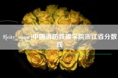 淇县中国消防救援学院浙江省分数线