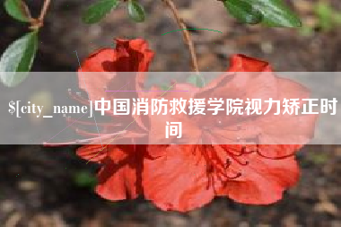 淇县中国消防救援学院视力矫正时间