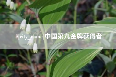 淇县中国第九金牌获得者