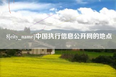 淇县中国执行信息公开网的地点