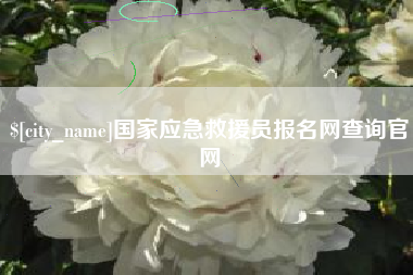 淇县国家应急救援员报名网查询官网