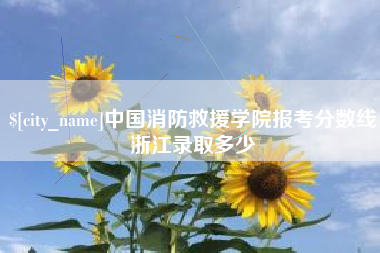 淇县中国消防救援学院报考分数线浙江录取多少